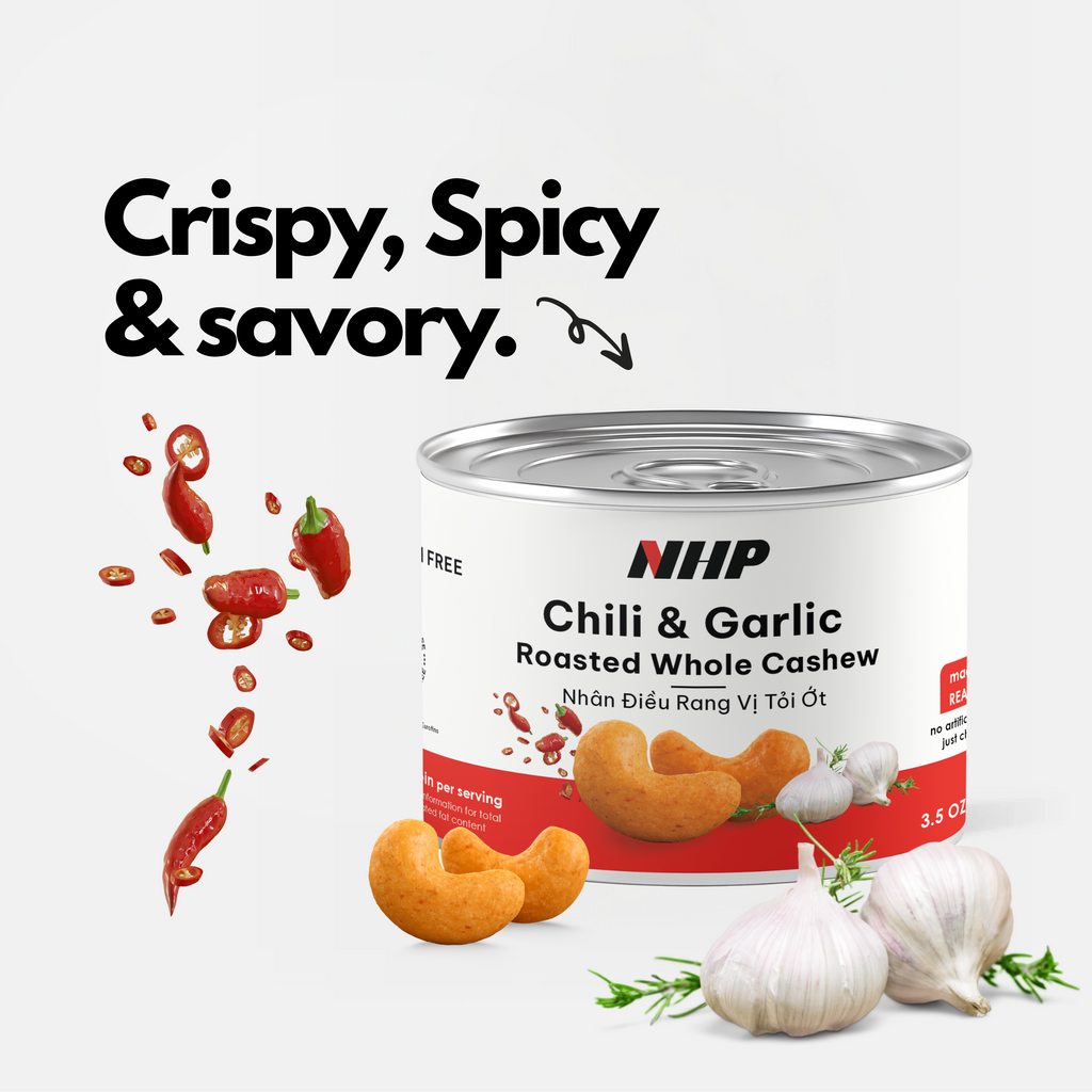 Garlic Chili Roasted Cashews 170G