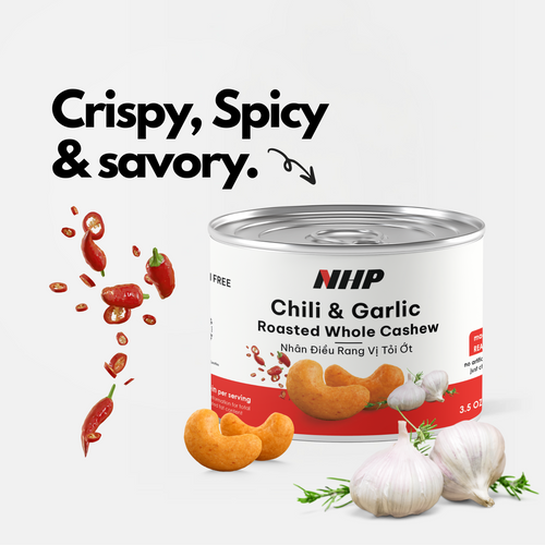 Garlic Chili Roasted Cashews 170G