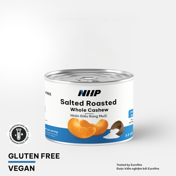 Hạt điều rang muối NHP lon 170G